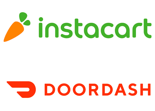 Delivery with Instacart & DoorDash